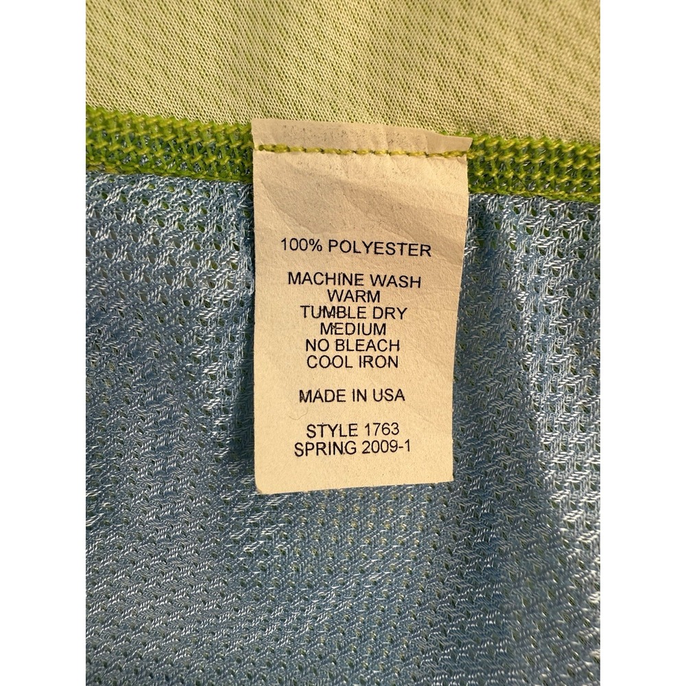 Terry Womens Lime Green & Blue Short Sleeve Cycling Jersey - Picture 5 of 10
